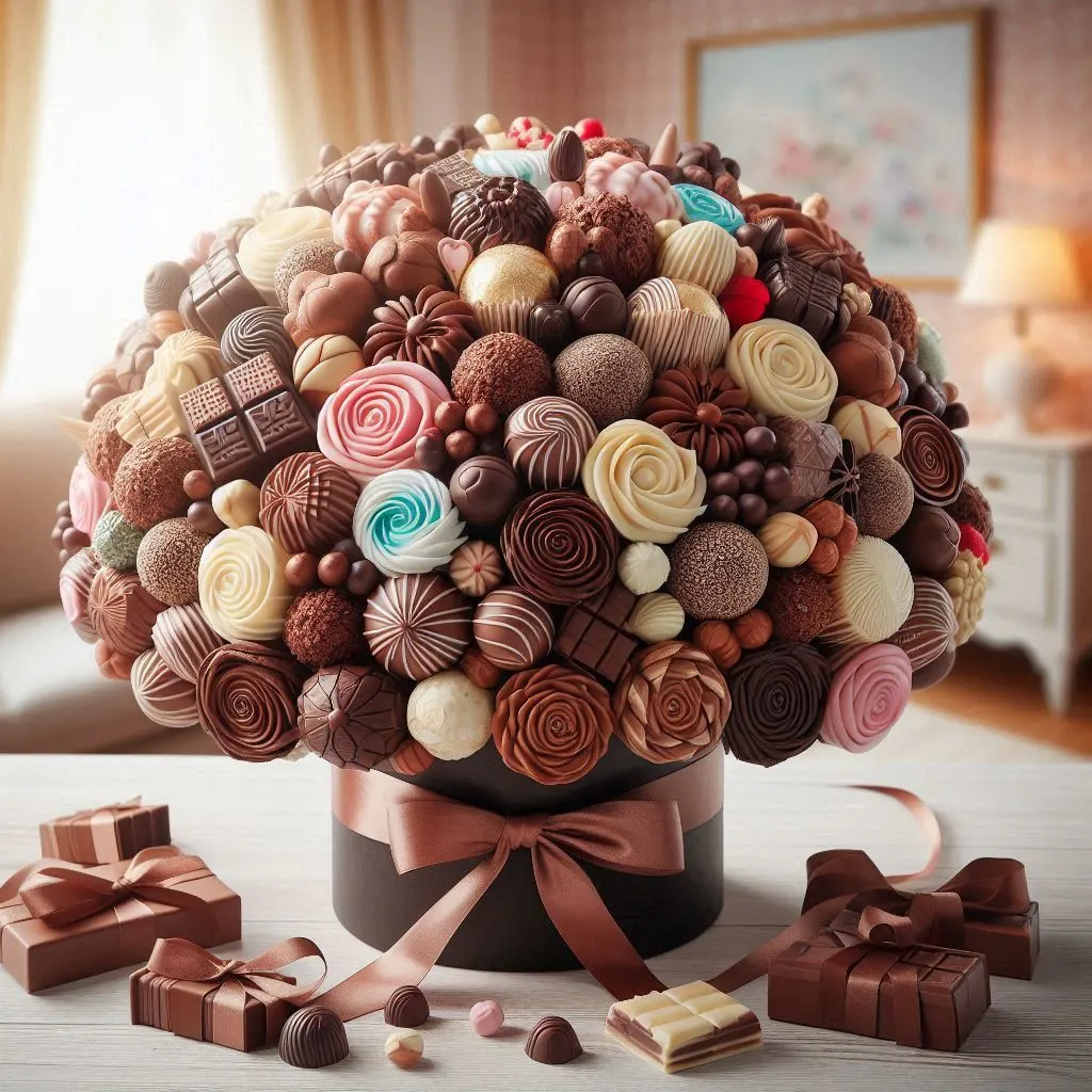 Chocolate Day Bouqet for Girlfriend image